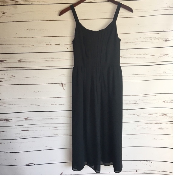 LOFT Dresses & Skirts - Loft little black dress pleated bodice 0